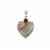 Aquaprase™ Pendant with Mali Garnet in Sterling Silver 14.25cts