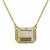 Sunrise Bi-Colour Quartz Necklace  in Gold Plated Sterling Silver 6.50cts