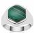 Malachite Ring in Sterling Silver 6.74cts