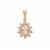 Idar Pink Morganite Pendant in 9K Gold 1.15cts