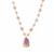 Freshwater Cultured Pearl Necklace in Gold Tone Sterling Silver
