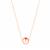 Naturally Pink Cultured Pearl Necklace in 10K Rose Gold (9mm)