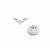 Sterling Silver Carved Pumpkin and Bat Asymmeric Stud Earrings 0.80g