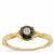 Black Diamond Ring in 9K Gold 0.99ct