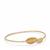 Bangle in Gold Plated Sterling Silver