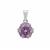 TheiaCut™ Rose De France Amethyst Pendant in Sterling Silver 6cts
