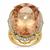 AAAA Morganite Ring with Diamonds in 18K Gold  35.97cts
