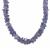 Tanzanite Nuggets Bead Necklace 350cts