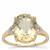 Serenite Ring with White Zircon in 9K Gold 4cts