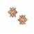 Champagne Argyle Diamonds Earrings in 9K Rose Gold 0.26ct