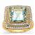 Aquamarine Ring with Diamonds in 18K Gold 5.20cts 