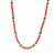 Green & Red Chalcedony Necklace in Sterling Silver 110cts 