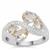 Serenite Ring with White Zircon in Sterling Silver 1.94cts