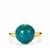 Neon Apatite Ring in Gold Tone Sterling Silver 14cts 
