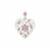 Ilakaka Hot Pink Sapphire Pendant in Sterling Silver 0.85ct