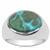 Chrysocolla Malachite Ring in Sterling Silver 5.50cts