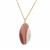 Windalia Mookite Pendant Necklace in Gold Plated Sterling Silver 17.75cts