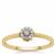 Diamonds Ring in 9K Gold 0.09cts