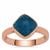 Neon Apatite Ring in Rose Gold Plated Sterling Silver 2.75cts