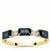 Australian Blue Sapphire & Argyle Diamonds 9K Gold Ring ATGW 1.25cts