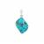 Bonita Blue Turquoise Pendant in Sterling Silver 8.85cts