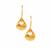 Kaori Freshwater Cultured Pearl Earrings in Gold Tone Sterling Silver 97.50mm)