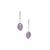 Amethyst Earrings in Sterling Silver 5.95cts