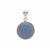 Bengal Blue Opal Pendant in Sterling Silver 16cts