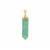 Verde Onyx Pendant in Gold Plated Sterling Silver 4.65cts  