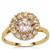 Idar Pink Morganite Ring in 9K Gold 2cts