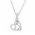 Diamond Pendant Necklace in Sterling Silver 