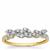 Flawless Diamonds Ring in 9K Gold 0.26cts