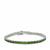 Chrome Diopside Bracelet in Rhodium Flash Sterling Silver 7.81cts
