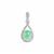 Szklary Chrysoprase Pendant in Sterling Silver 3.97cts
