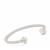 Freshwater Cultured Pearl Bangle in Sterling Silver (8mm)