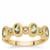 Kijani Garnet Ring with Diamonds in 9K Gold 1.05cts