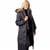 Destello Faux Fur Hooded Coat(Choice of 4 Sizes) (Black)