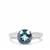 Marambaia Teal Topaz Ring in Sterling Silver 3.38cts