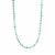 Amazonite Faceted Bicones 6mm Necklace, 18 Inches 58.50cts