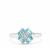 Ratanakiri Blue Zircon Ring in Sterling Silver 1.65cts