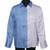 Destello Modal Satin Women Colourblocked relaxed shirt (Choice of 4 Sizes) (Blue & Lilac)