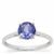 AAA Tanzanite Ring in Platinum 950 1.12cts