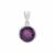 African Amethyst Pendant in Sterling Silver 3.45cts