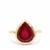 Bemainty Ruby Ring  in 9K Gold 8.21cts