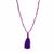 Sundar Gemstone Mala Tassle Necklace 186cts - Available in Amethyst, Amazonite or Rose Quartz