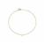 Letter 'V' Bracelet in 9K Gold