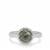 Eden Cut Prasiolite Ring in Britannia Silver 2.15cts