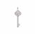 Minas Gerais Kunzite Pendant with White Zircon in Sterling Silver 1.30cts
