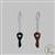 Kimbie Home Gemstone Key Keyring - Available in Black Onyx & Tigers Eye 15cts
