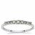 Bluish Grey Diamonds Ring in 9K White Gold 0.25ct